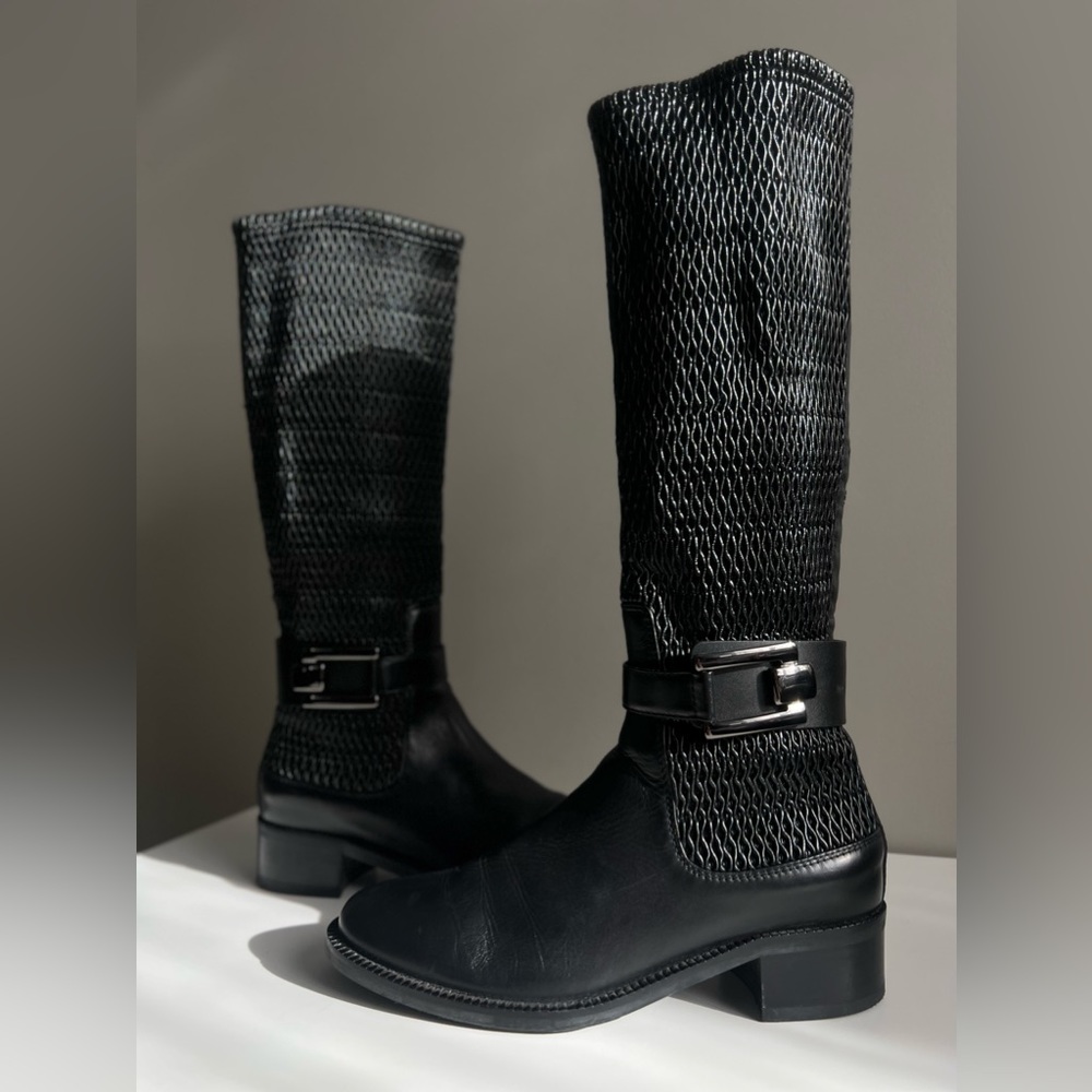 Elegant Black Knee-High Women's Boots